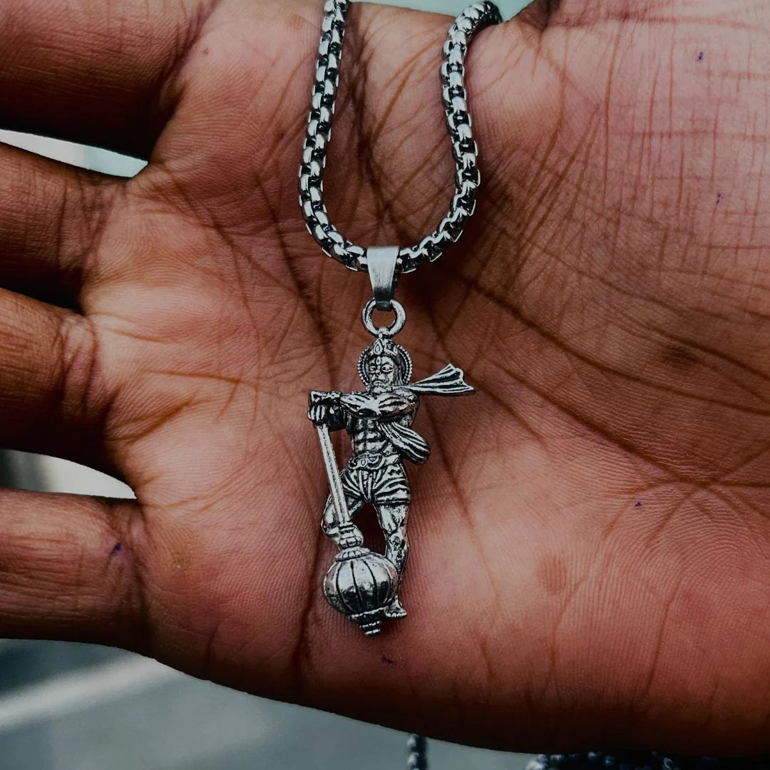 Lord Hanuman Mace Pendant