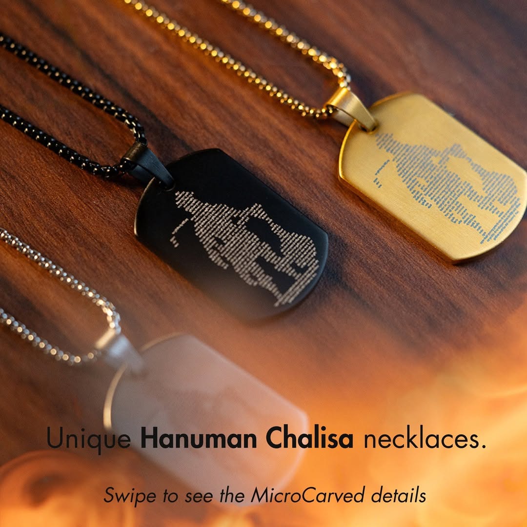 Shree Hanuman Kavach pendent with chain