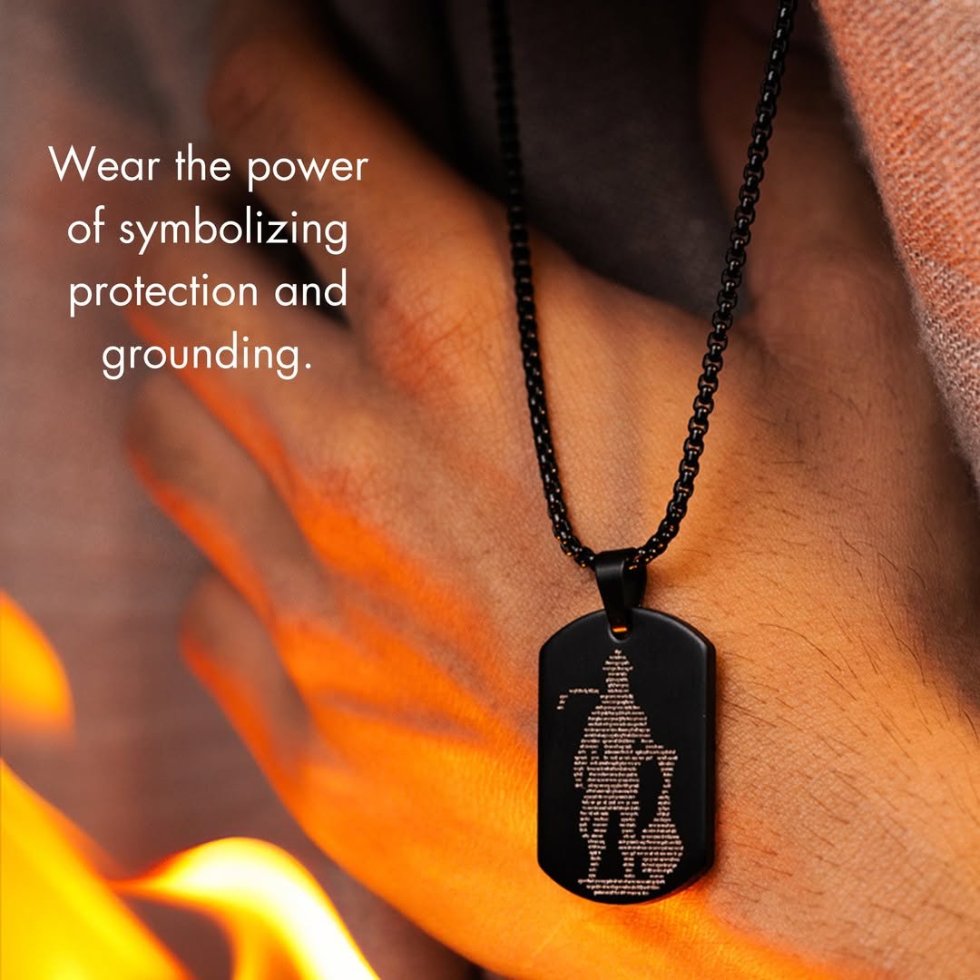 Shree Hanuman Kavach pendent with chain