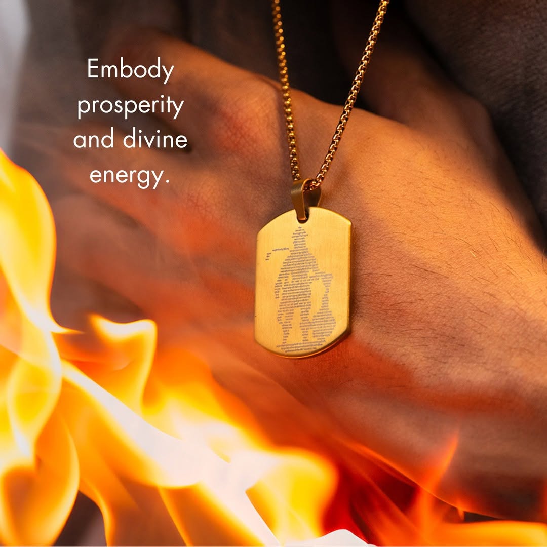 Shree Hanuman Kavach pendent with chain