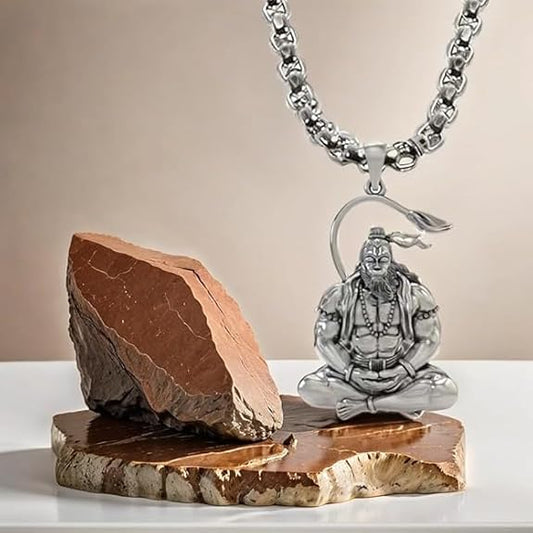 Meditating Hanuman Pendant