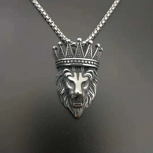 Crowned Lion King Pendant